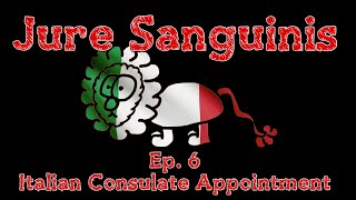 Jure Sanguinis Ep. 6: Italian Consulate Appointment - Tiny Lions Big World