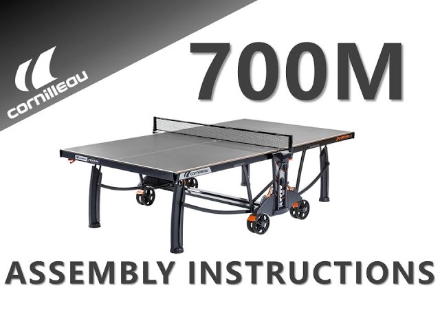 Assembling The Cornilleau 700M Indoor / Outdoor Crossover Ping Pong Table -  YouTube