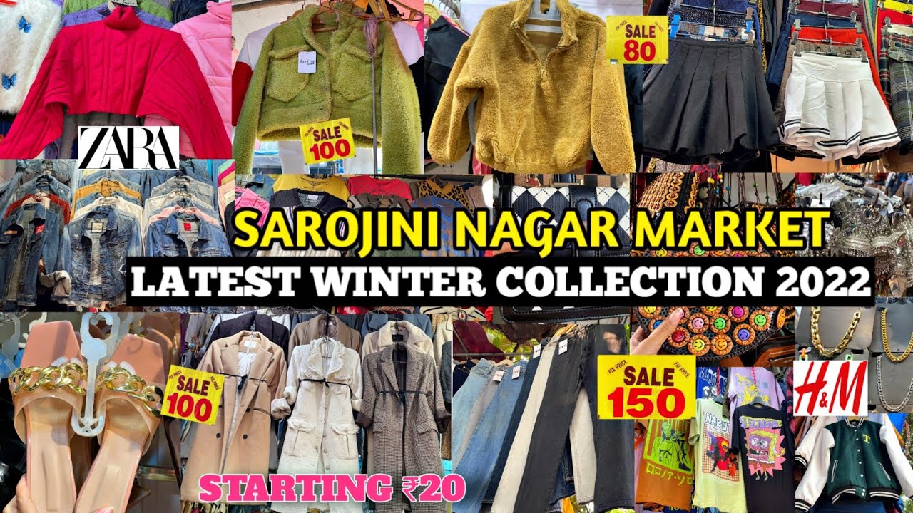 SAROJINI NAGAR WINTER COLLECTION 2022 | SAROJINI NAGAR MARKET | Latest November Collection #sarojini