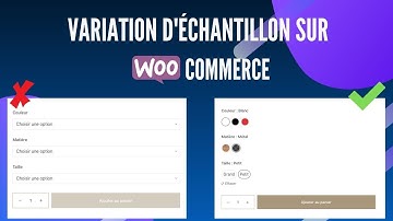 Comment créer des échantillons de variation sur Woocommerce (Couleur, Image et Taille) - SWACHTLY