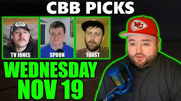 College Basketball Picks with Kyle Kirms | Wednesday November 19th