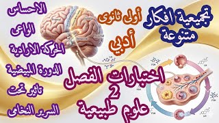 اولى ثانوى أدبى اختبارات الفصل الثاني مناقشة افكار متنوعة بالشرح المفصل