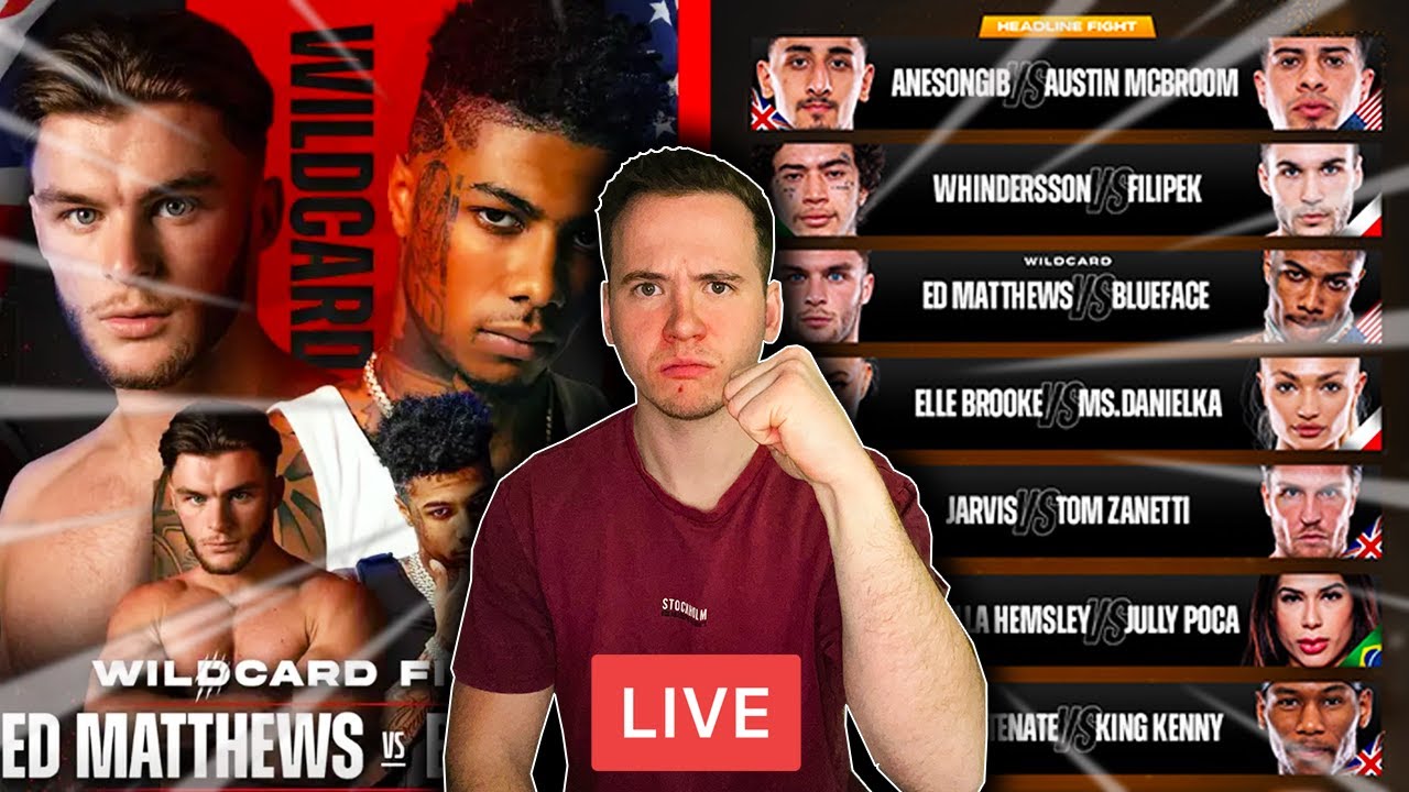 Kingpyn BOXING TOURNAMENT Watch Along LIVESTREAM!! 🥊 (webcam only