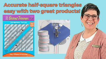 Save Time with Simply Slotted Trimmers and Diagonal Seam Tape