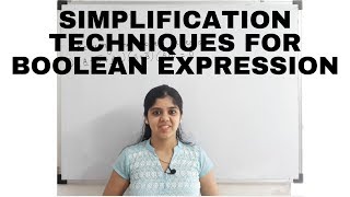 Simplification of Boolean Equation | Boolean Algebra | Digital Techniques