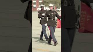 Pride in Every Step | USMC Graduation in Dress Blues #marine #bootcamp #marines #usmc #navy #army
