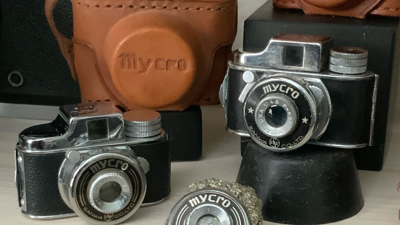 昭和ロマン宝物70年前の古い小さいカメラMycroⅢA Mycro mini camera - YouTube