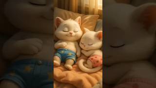 Cute cats sleeping. #cat #cartoon #funny #aivideo #catshorts #catmemes #viralreels #shorts#memes