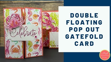Double Floating Pop Up Card Gatefold Card
