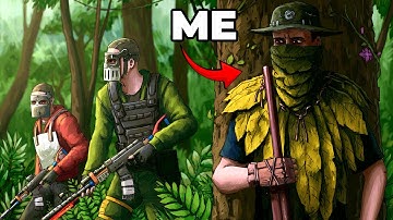 I Survived 100 Hours in the Rust Jungle... (Guerrilla Warfare)