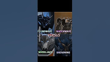 Soundwave 🆚 Shockwave 🆚 Wheeljack 🆚 Dreadwing #transformers #alightmotion #edit #vs #4v4