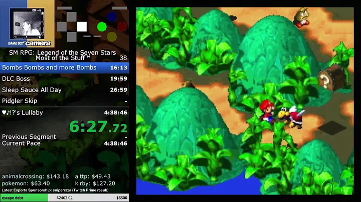 Super Mario RPG speedrun - Dec 10 2017 PB - Most of the Stuff™ (100%) in 4:36:02