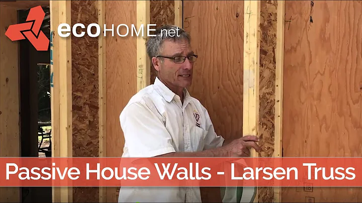 Double-Stud Walls with Larsen Truss Wall System Design. Super-Insulated Passive House USA, Canada