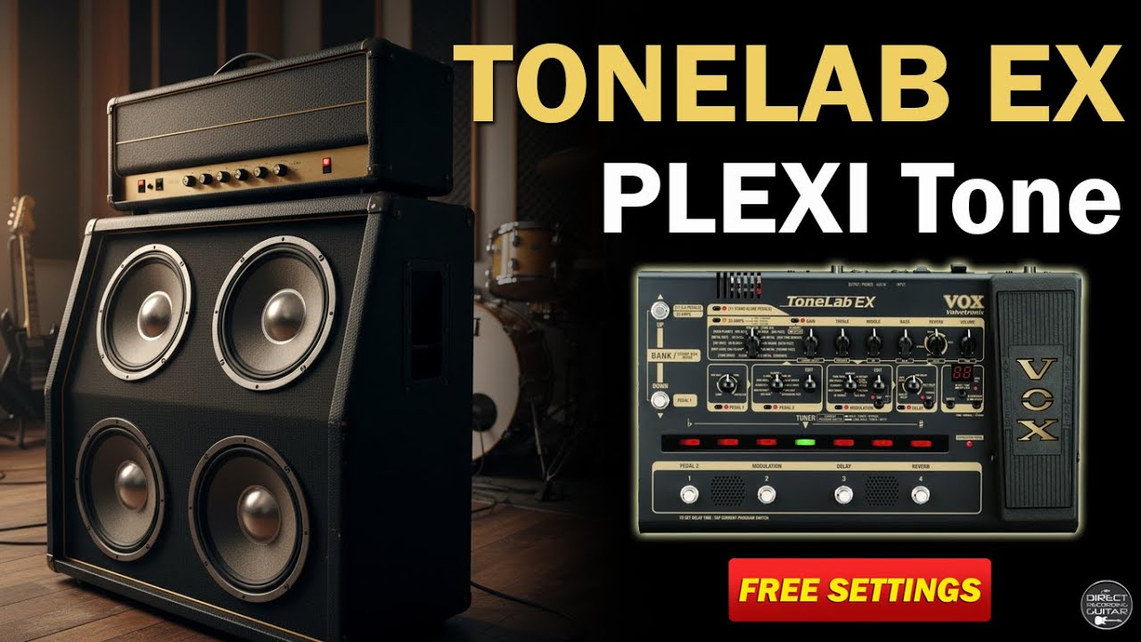 Plexi Tone on VOX Tonelab EX Patch Settings - YouTube