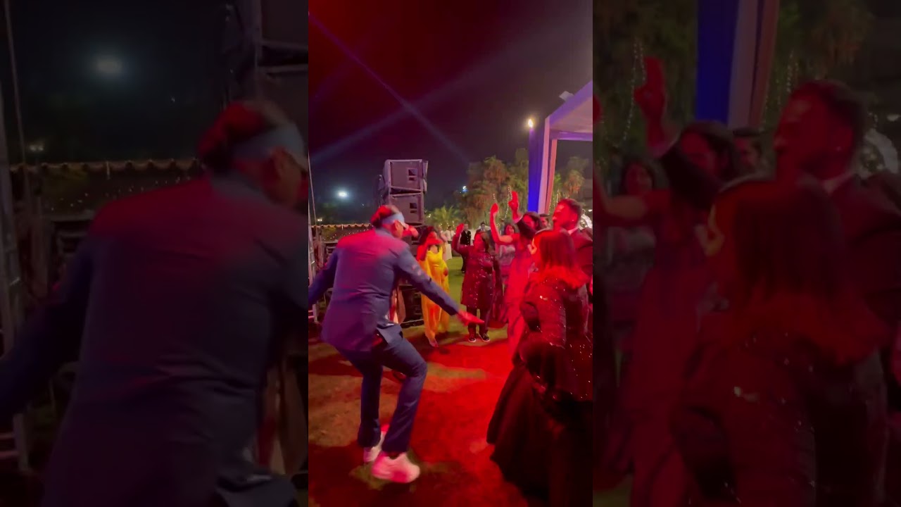Teaching foreigner how to do Bhangra 😇😇 #wedding #liveband #imyoaj #weddingentertainment