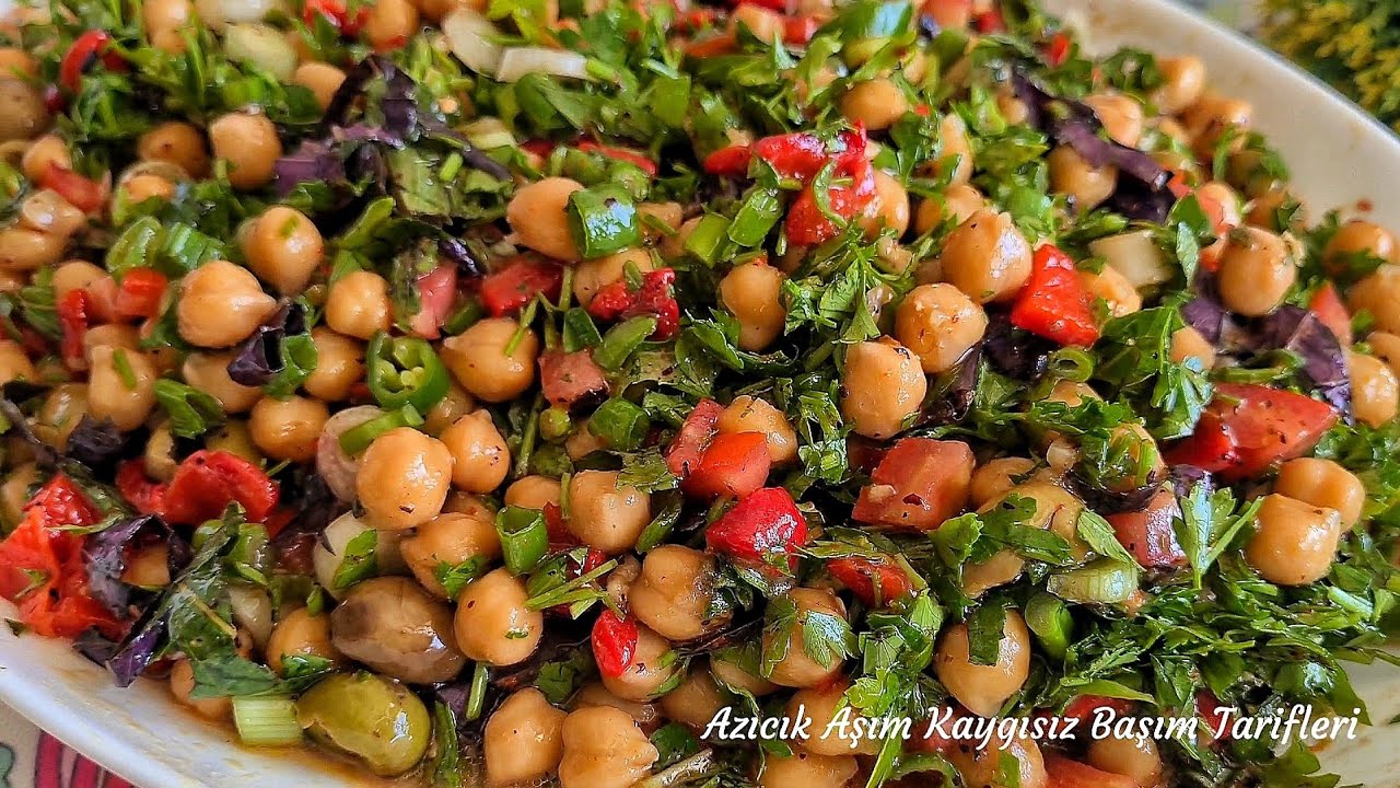 SIRRI SOSUNDA SAKLI 🏅İkindi ÇAYINA Yapıyorum Nohut Salatasını 🏅 HERKES MEST OLUYOR