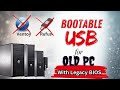 Create Bootable USB for Old BIOS PC | USB Not Booting Fix