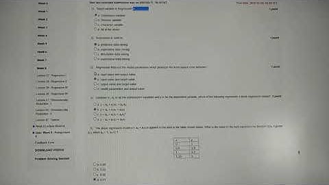 NPTEL Datamining week 8 assignment