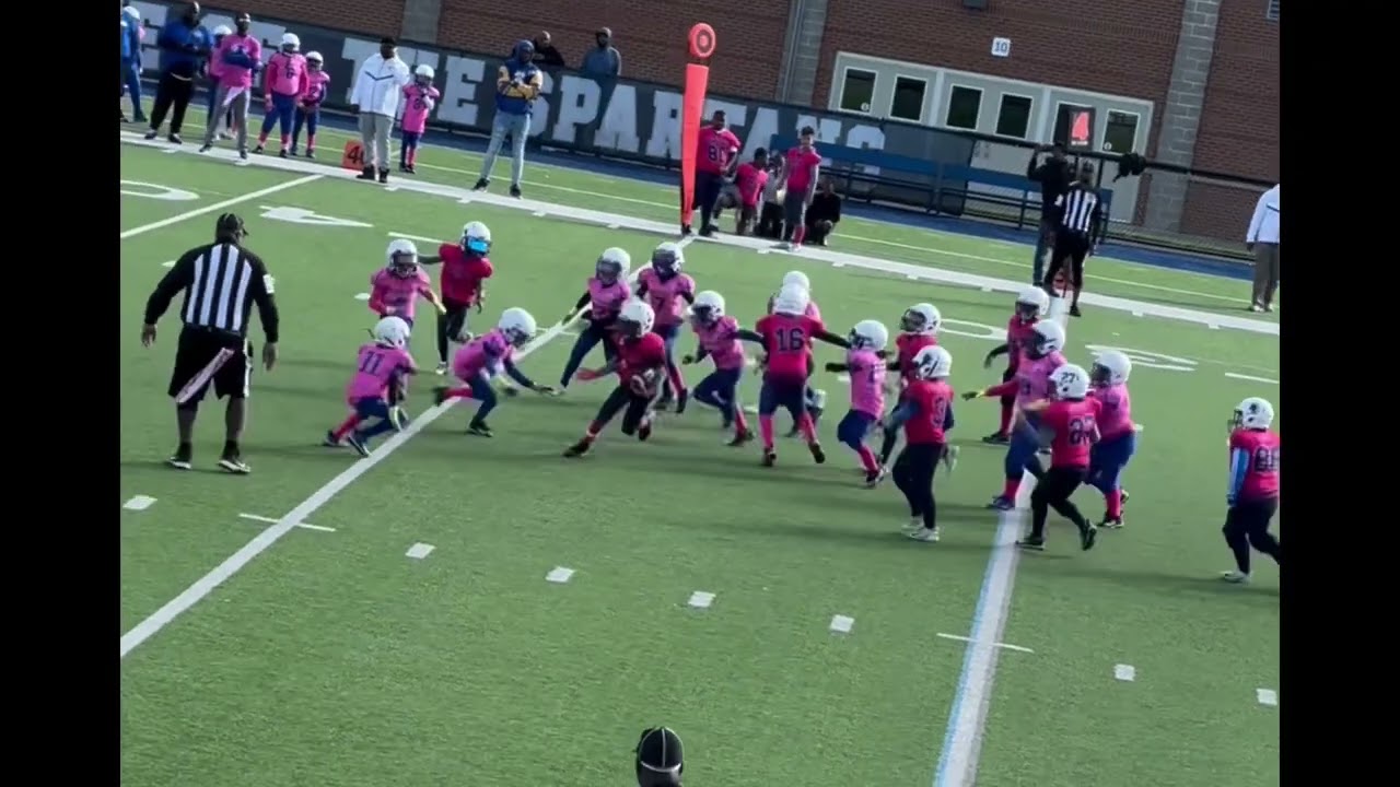 Jrue Lawhorn Football Highlights Gates Chili Jr Spartans 8U