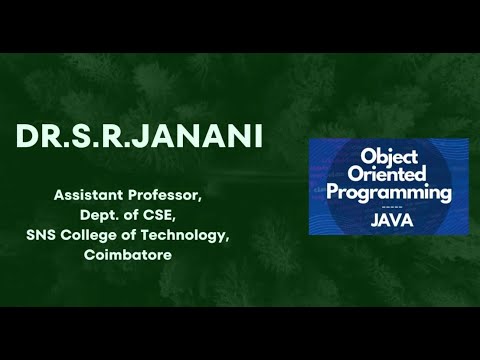 Control Statements - While & Do while | OOP using JAVA | SNS Institutions