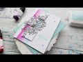 Easy watercolor washes with Pinkfresh Studio watercolors | Natasha Valkovskaya