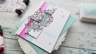 Easy watercolor washes with Pinkfresh Studio watercolors | Natasha Valkovskaya