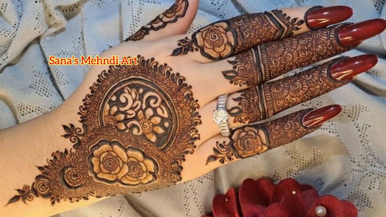 Very beautiful stylish back hand Mandala Bunch mehndi |Eid special Mehndi design | mehndi ka design