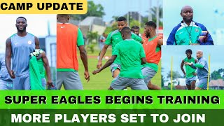 WATCH Super Eagles First Training Session for The World Cup Qualifiers Against South Africa & Benin