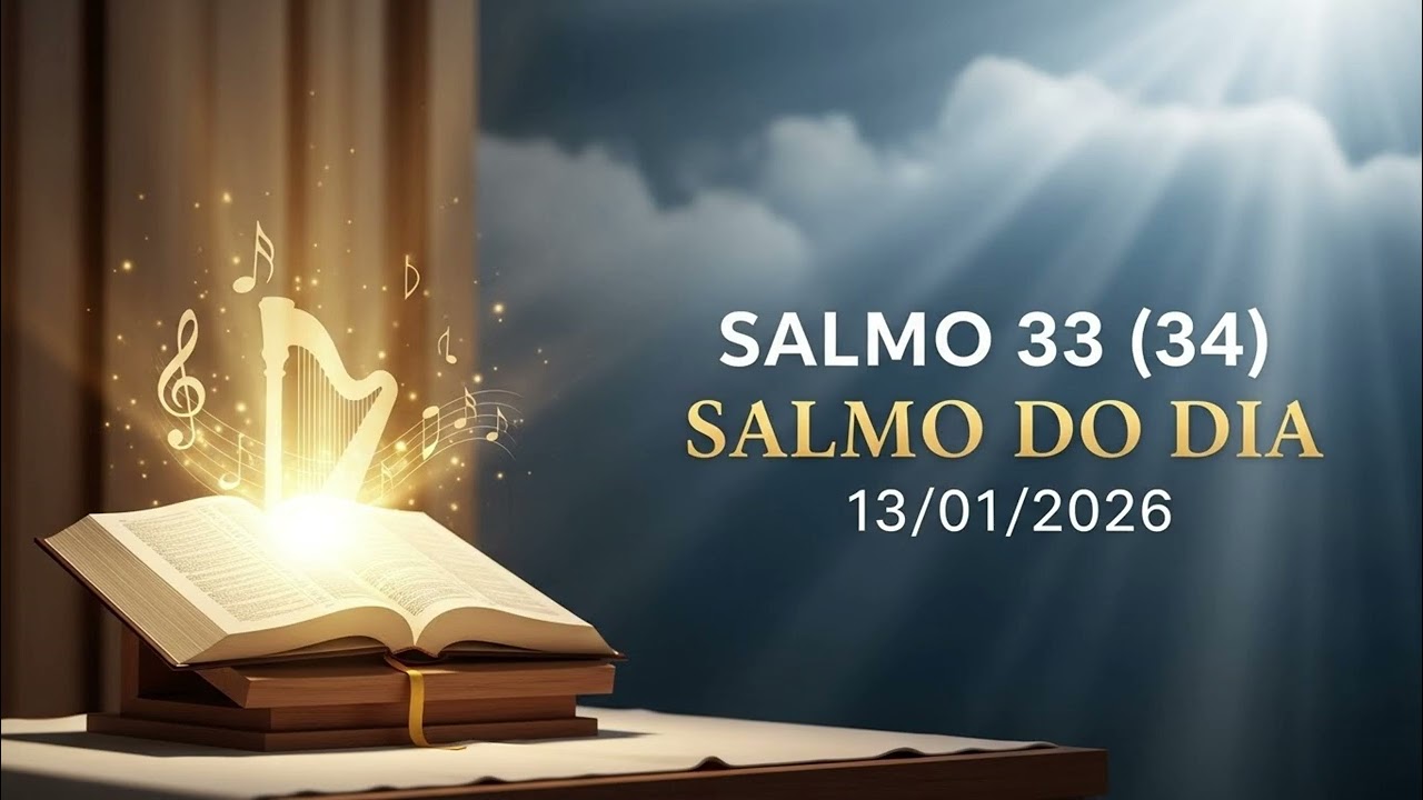 SALMO DIA 13/01/2026 - SALMO 33(34) - Canto Gregoriano!
