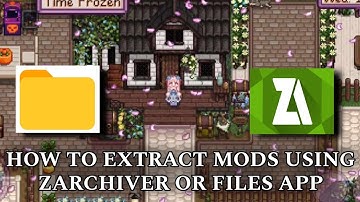 How to Extract Mods using Zarchiver or Files App - A Tutorial