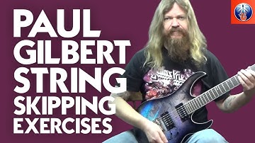 Lead Guitar Lesson - String Skipping Exercise in the Style of Paul Gilbert