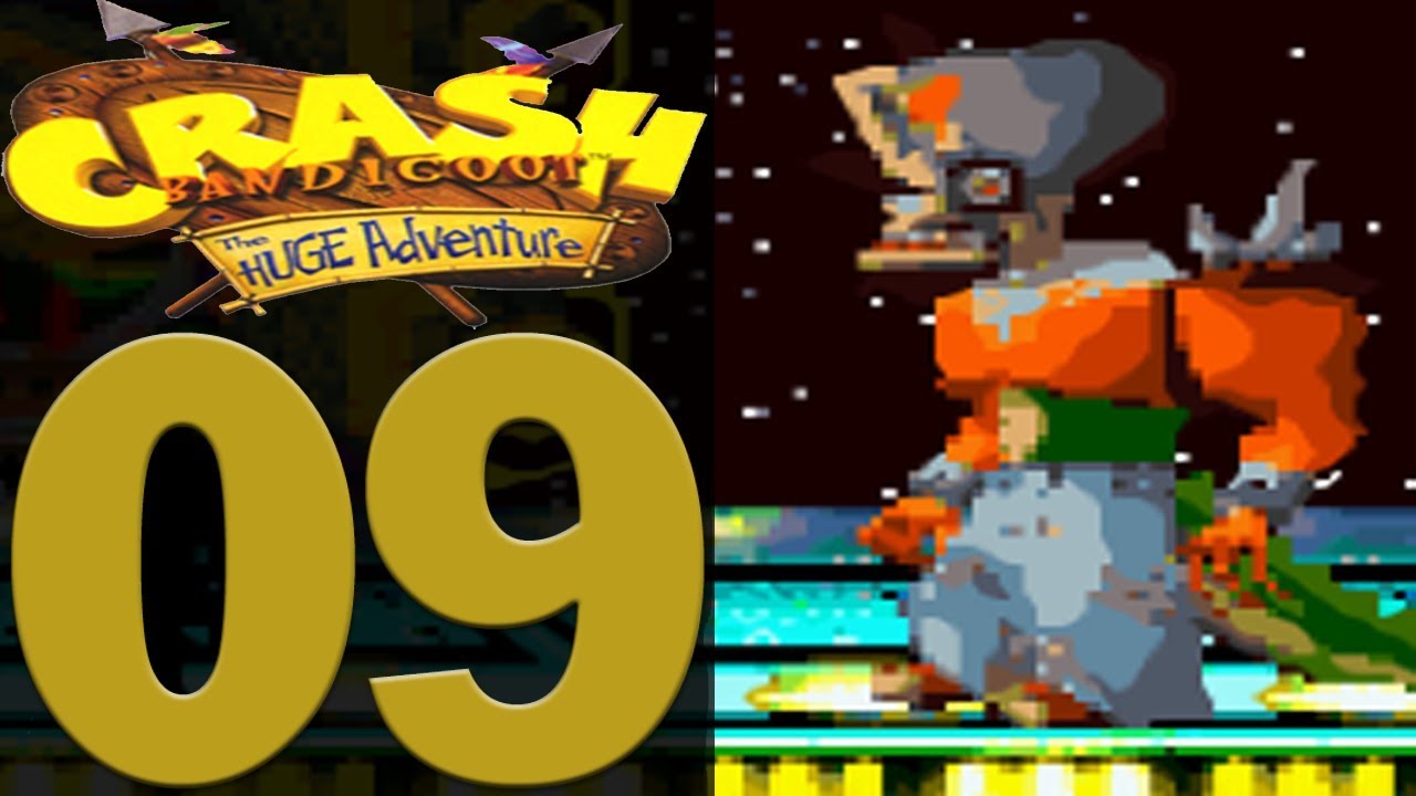 Crash Bandicoot The Huge Adventure [Part 9] Cortex Monster Chase