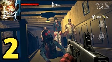 Zombie Hunter D-Day - Gameplay Walkthrough Part - 2 (Android)