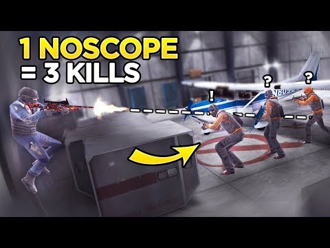 INSANE NOSCOPE, 1 SHOT VS 3! Critical Ops Best Moments! C-OPS