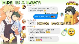 'If Deku turns into a Baby 🍼' - MHA/BNHA group chat (texting story) screenshot 5