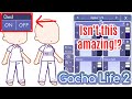 Gacha Life 2 Chest on/off button (Male &amp; Female base)