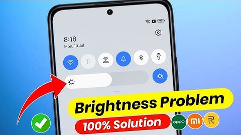 mobile display low brightness problem | mobile ka brightness kaise theek karen