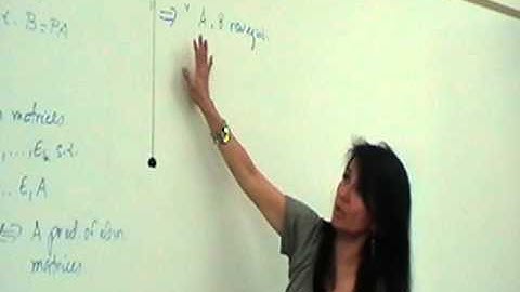 Row Equivalent Matrices