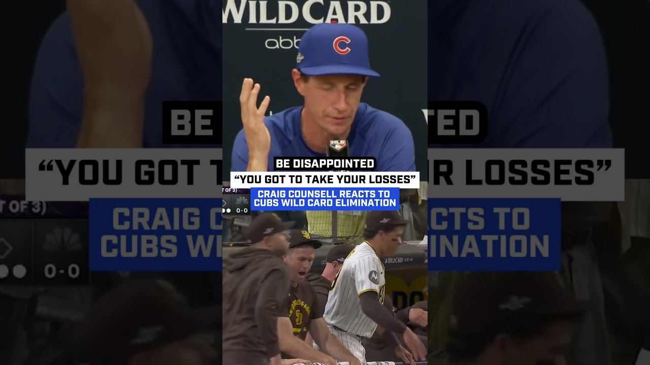 Craig Counsell SPEAKS after the Cubs’ Wild Card ELIMINATION 👀
