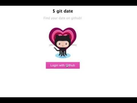 $ git date - Funny app to get a date amongst Github users