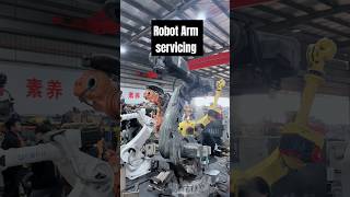 Robotic Arm Servicing Industrial Factory Robot