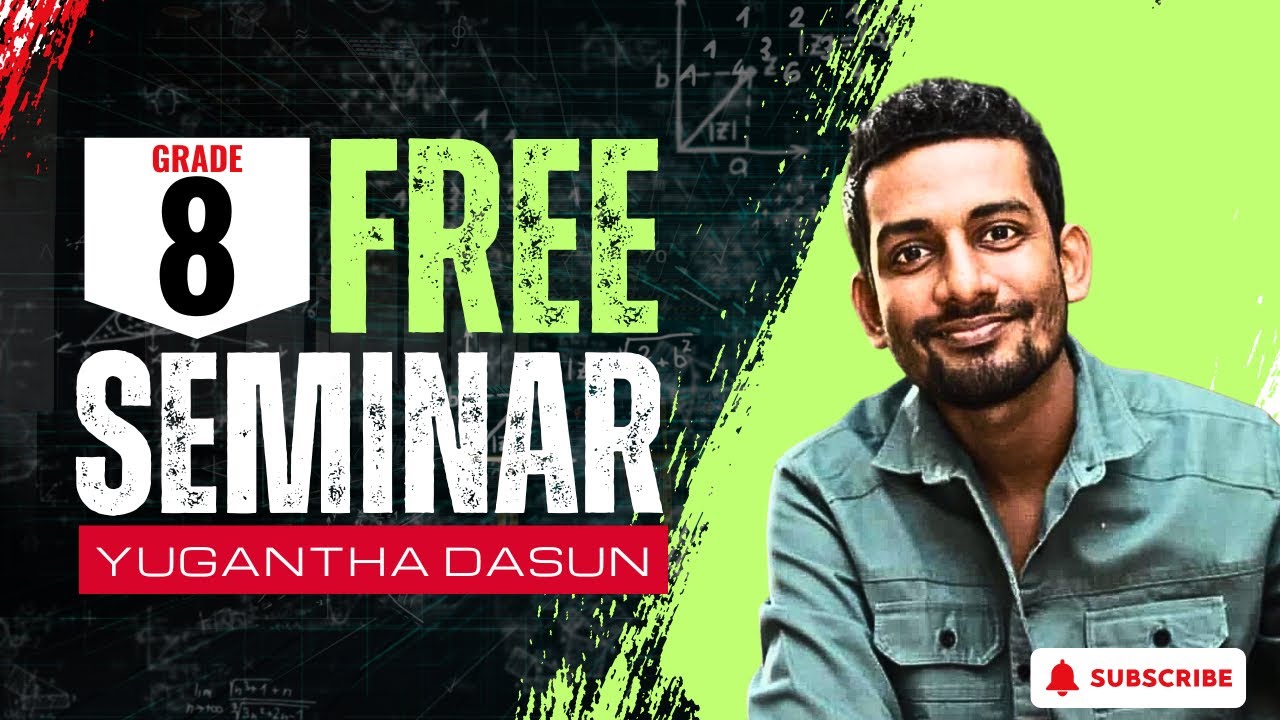 Grade 8- Maths Free Seminar - අනුපාත