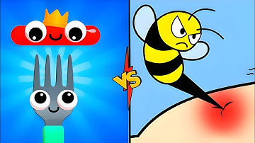 Fork N Sausage VS Help Me Tricky Story 🔥 Funny Puzzle Gameplay | Best Brain Games 2025