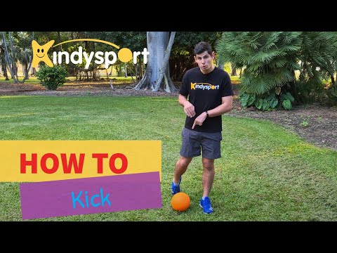 How to Kick a Soccer Ball for kids | Easy fundamental movement skills for preschoolers
