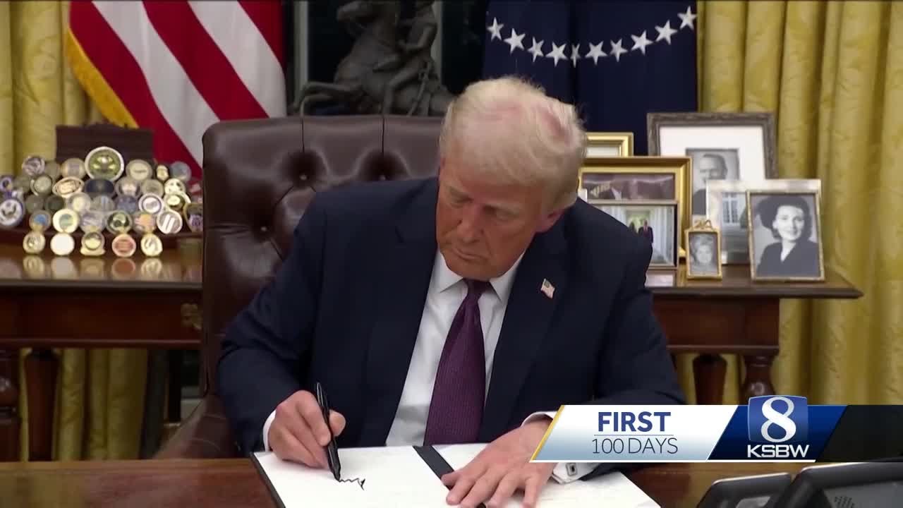 Trump signs orders on trucker language rules, sanctuary cities, and police support"