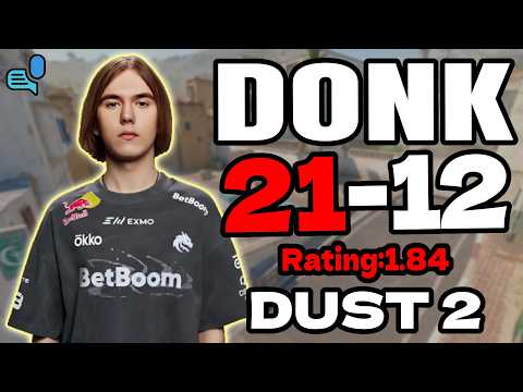 donk 21-12 | Rating 1.84 | dust2 | FACEIT EU | +VOICE | May 20, 2026
