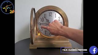 Rare Seth Thomas Sonora 5 Bells Brass Mantle Clock