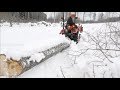 Logging With A Mini Tractor