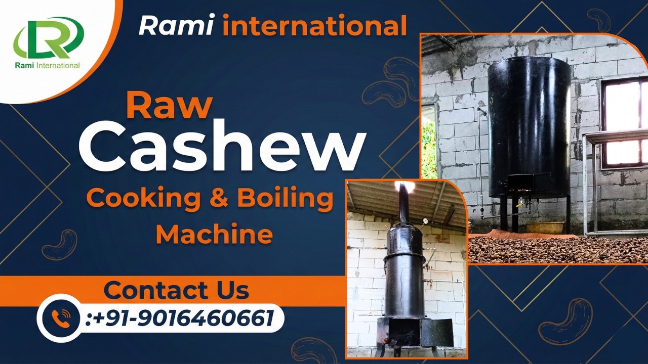 Industrial Raw Cashew Boiling Process💥Cashew Nut Boiler With Steam Cooker ✅Raw Cashew Boiler Machine