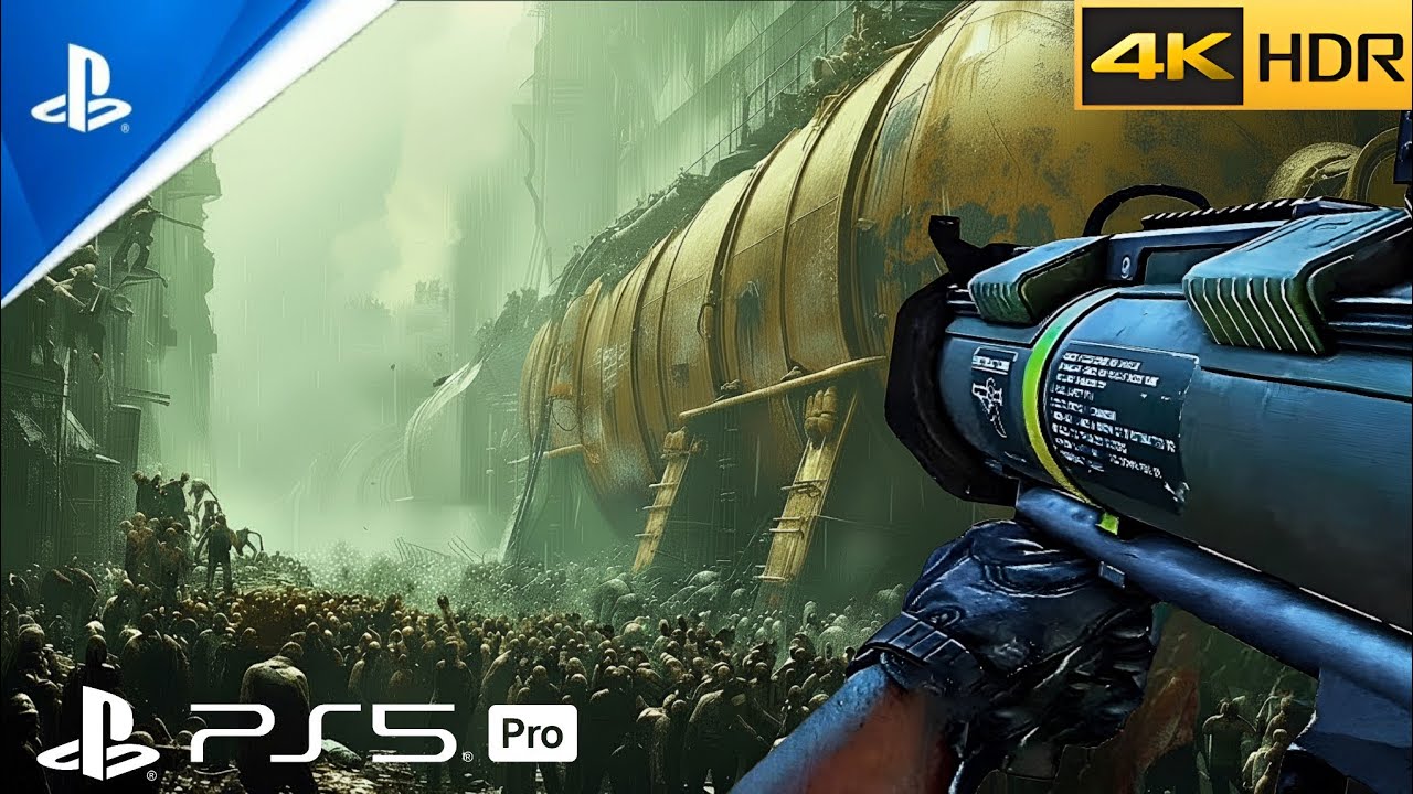 Attack Racing Fuel Zombies ZOMBIE ATTACK ON FUEL TANK (PS5 PRO) Realistic Ultra Graphics Gameplay ...